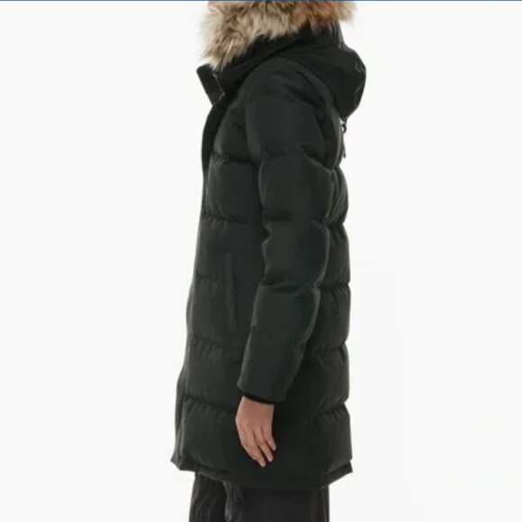 Golden by TNA women’s Medium black warmest Bancroft parka winter jacket coat - Picture 7 of 7